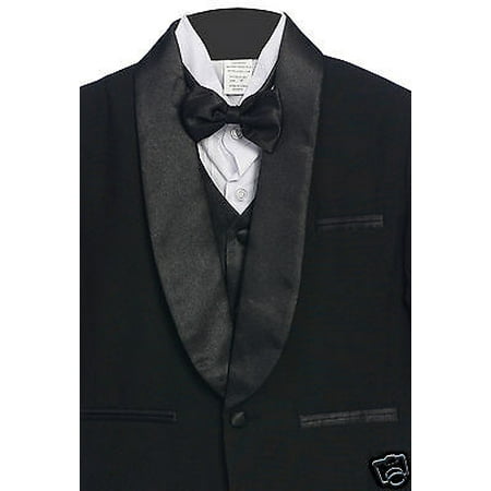famuka Baby Boy 3 Piece Formal Outfit Suit with Bows Waistcoat Gentleman Tuxedo